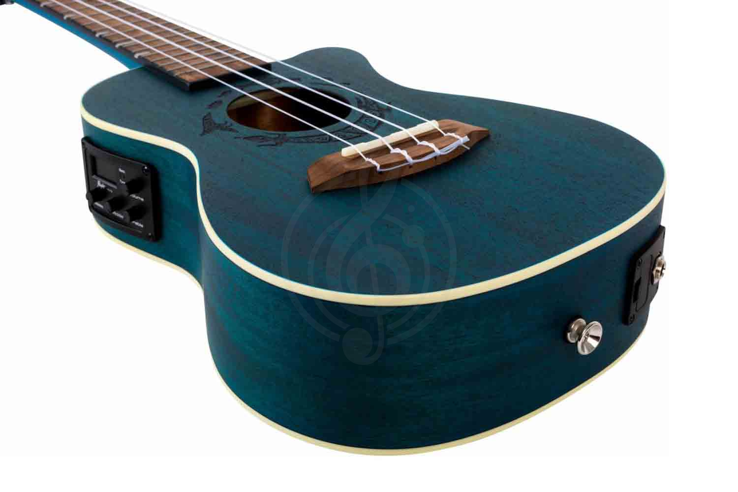 Укулеле концерт FLIGHT DUC380 CEQ TOPAZ - Укулеле со звукоснимателем - фото 6