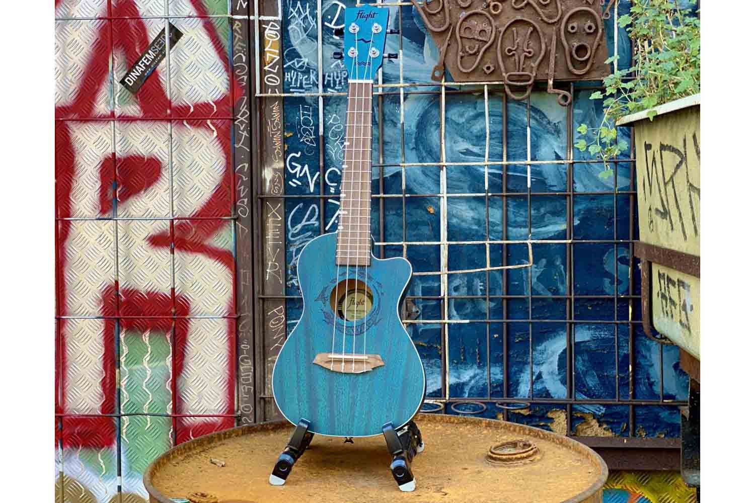 Укулеле концерт FLIGHT DUC380 CEQ TOPAZ - Укулеле со звукоснимателем - фото 12