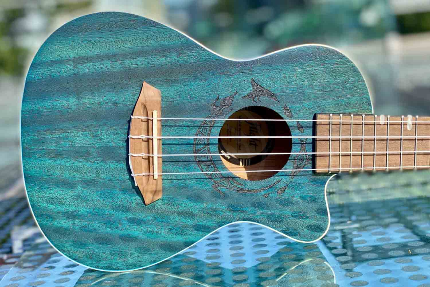 Укулеле концерт FLIGHT DUC380 CEQ TOPAZ - Укулеле со звукоснимателем - фото 19