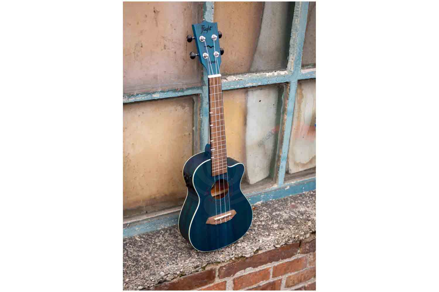 Укулеле концерт FLIGHT DUC380 CEQ TOPAZ - Укулеле со звукоснимателем - фото 20