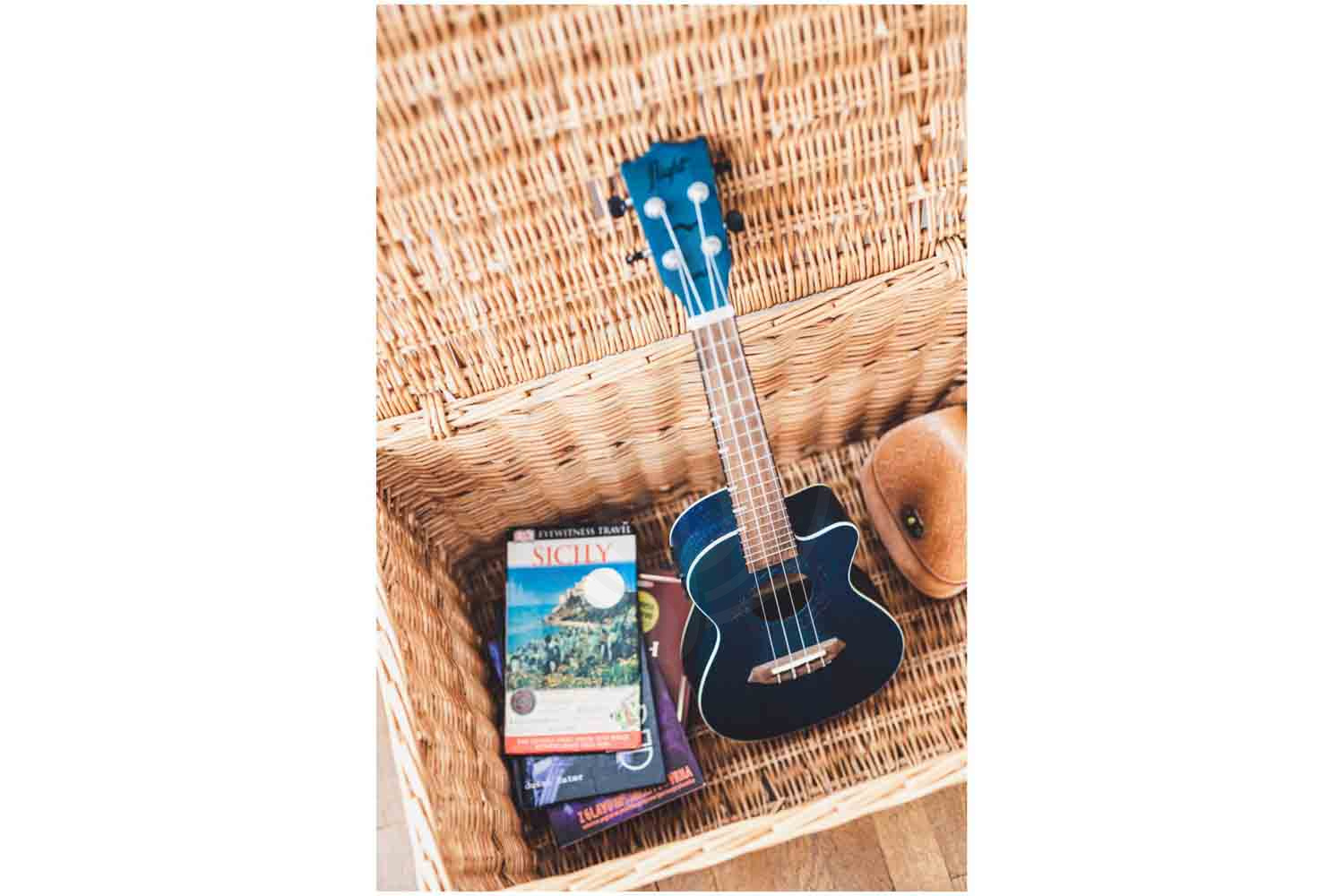 Укулеле концерт FLIGHT DUC380 CEQ TOPAZ - Укулеле со звукоснимателем - фото 23