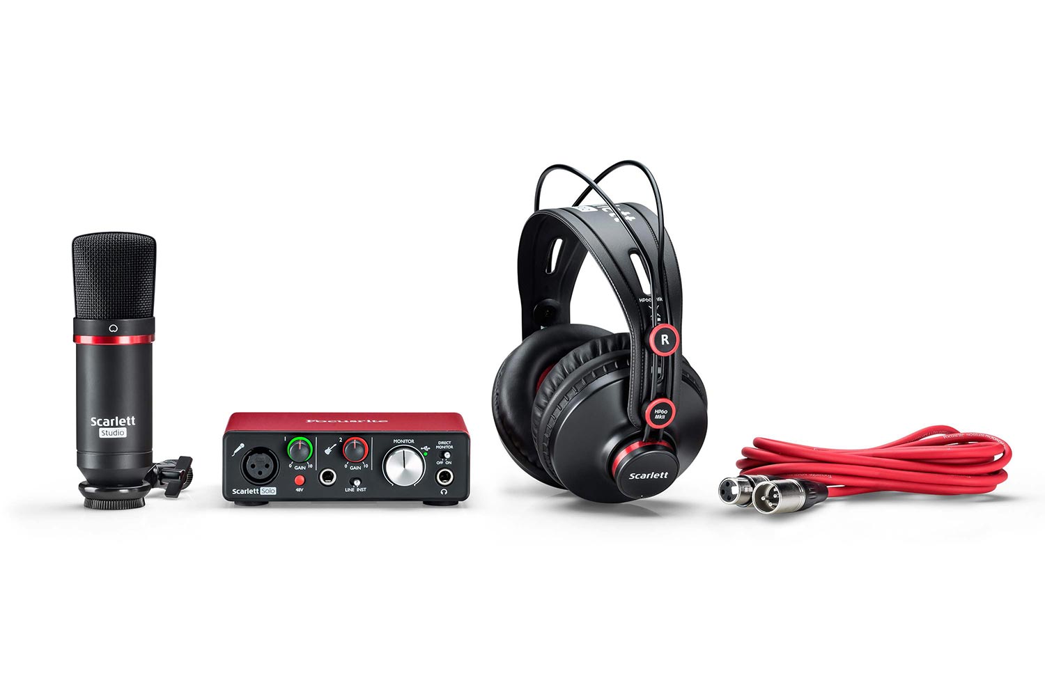 Комплект для звукозаписи Focusrite Scarlett Solo Studio (2nd GEN) - Студийный комплект - фото 1