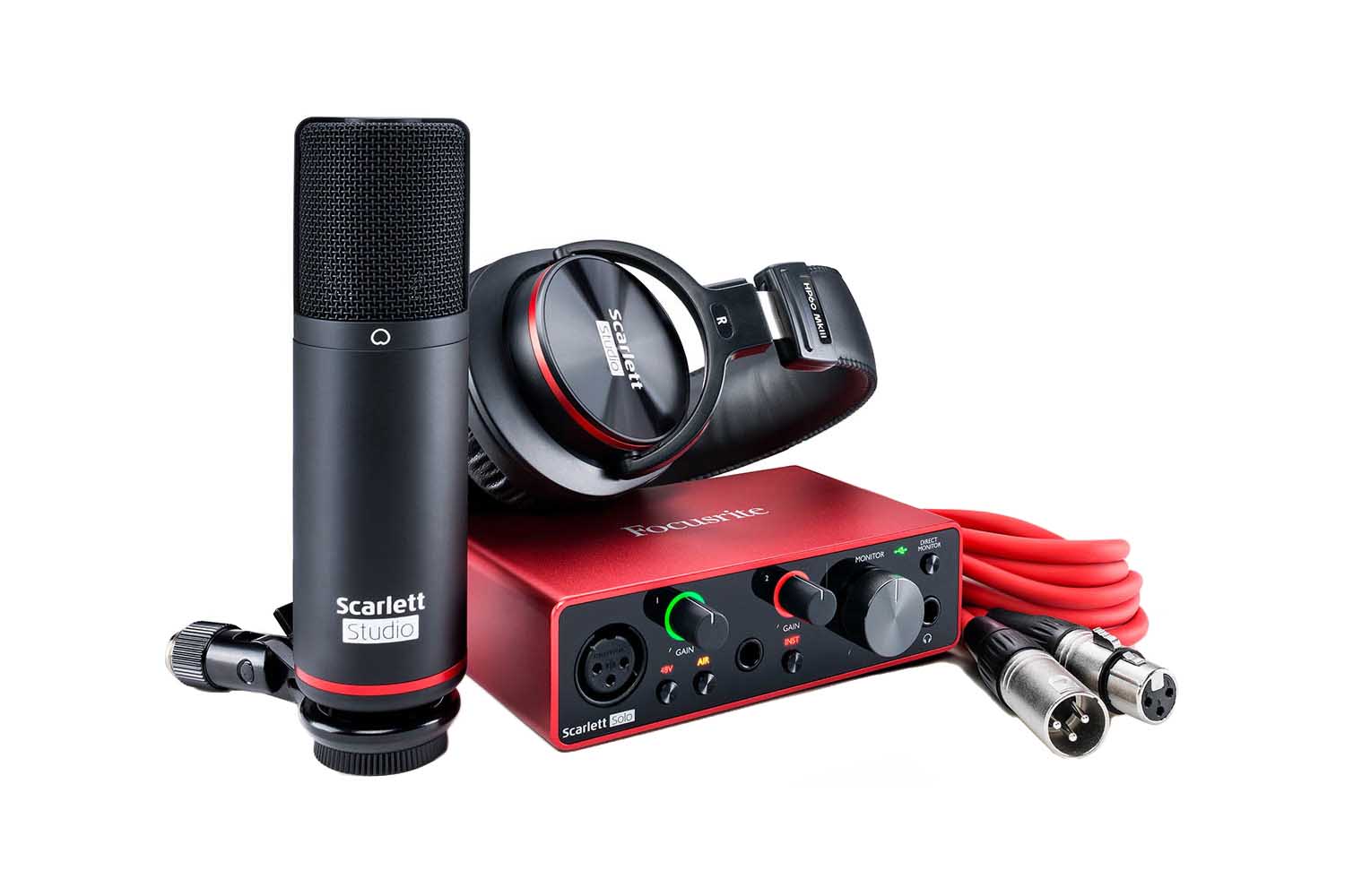 Комплект для звукозаписи Focusrite Scarlett Solo Studio (3rd GEN) - Студийный комплект - фото 1