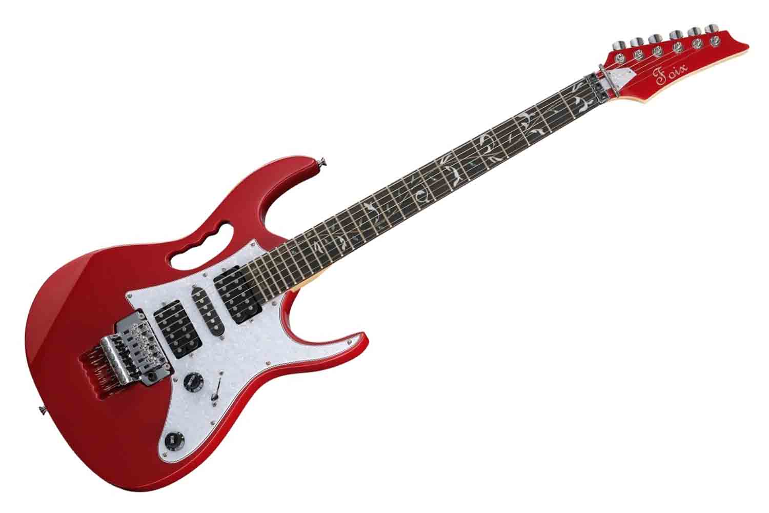 Электрогитара Superstrat Foix FEG/FEG-KG-20-RED - Электрогитара, красная - фото 1