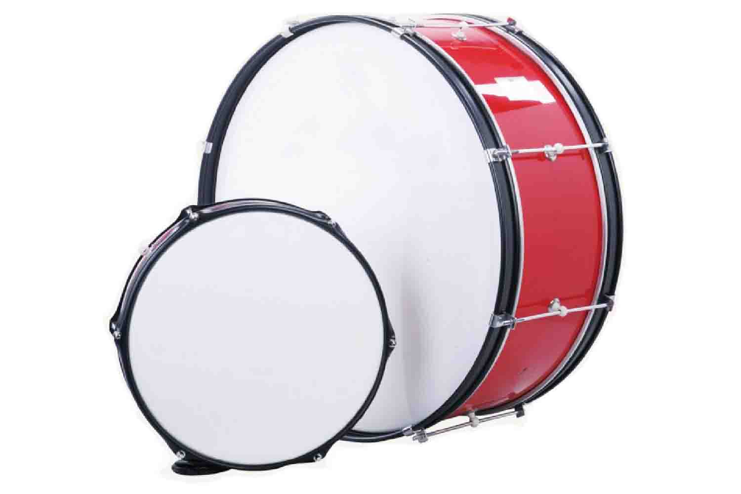 Маршевый барабан Foix FSBM24-RED - Маршевый бас-барабан 24х10", красный - фото 1