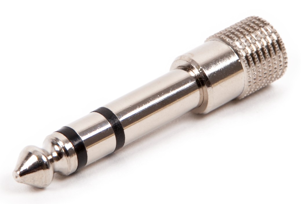 Переходник Jack - Jack FORCE CFA-050 - переходник джек 3,5 мама - джек 6,3 стерео папа - фото 1