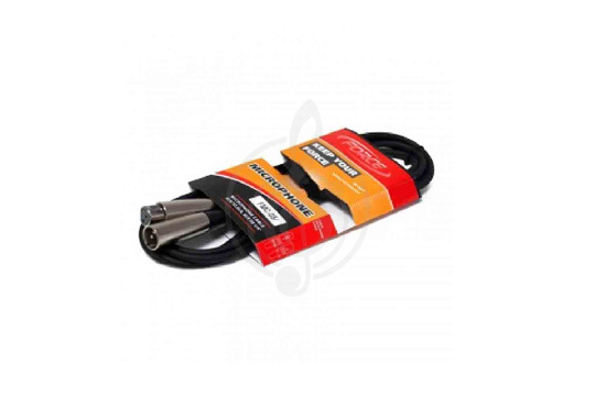 XLR-XLR микрофонный кабель Force FMC-14/1 Шнур микрофонный XLR(F) - XLR(M) 1м - фото 1