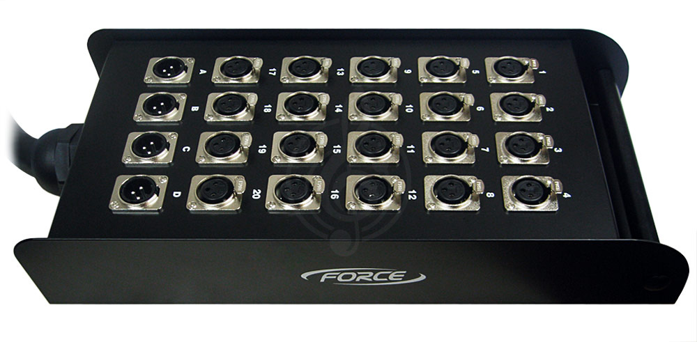 Мультикор FORCE MSB-05/20 - мультикор (stage box) 20x4, 20 метров - фото 2