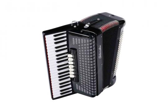 Аккордеон 4/4 Gelander GH2008H-3 Аккордеон 41/120/7+3, черный - фото 4