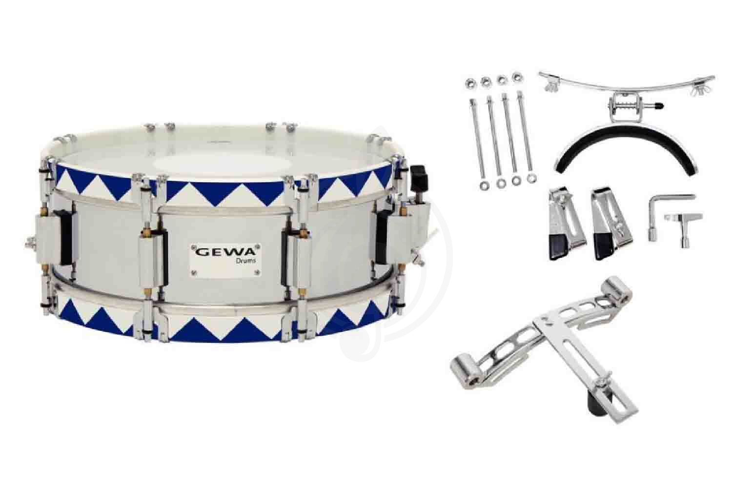 Маршевый барабан Gewa Steel Chrome HW BH 14x5,5 - Маршевый малый барабан - фото 2