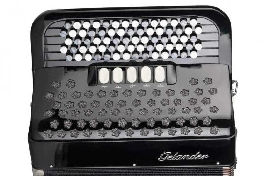  GH5096H-3 Кнопочный аккордеон 72/96, черный, Gelander - фото 2