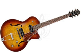 Полуакустическая электрогитара Godin 5th Avenue CW Kingpin II Cognac Burst Электрогитара - фото 1
