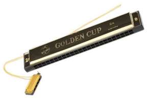 Изображение Тремоло губные гармошки GOLDEN CUP JH024A-5