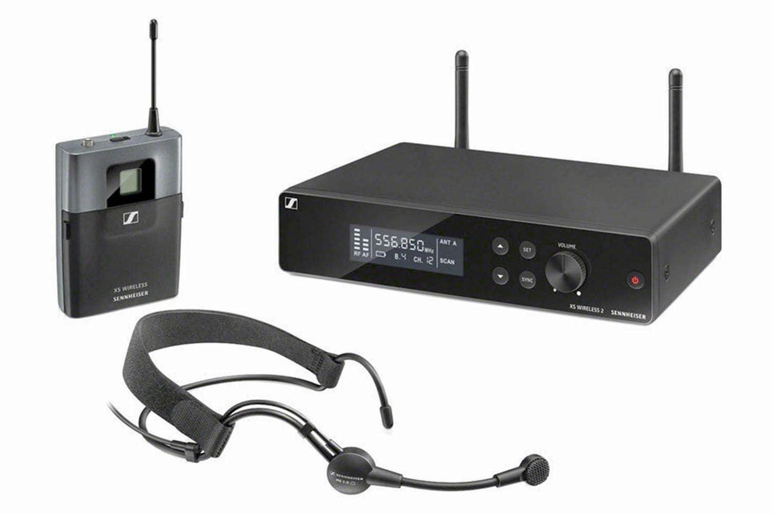 Радиосистема с головным микрофоном Головная радиосистема UHF SENNHEISER XSW 2-ME3-A  - фото 1