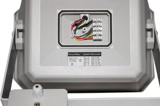 Громкоговоритель рупорный GrandVox HJ-50 - Рупорный громкоговоритель 50Вт - фото 4