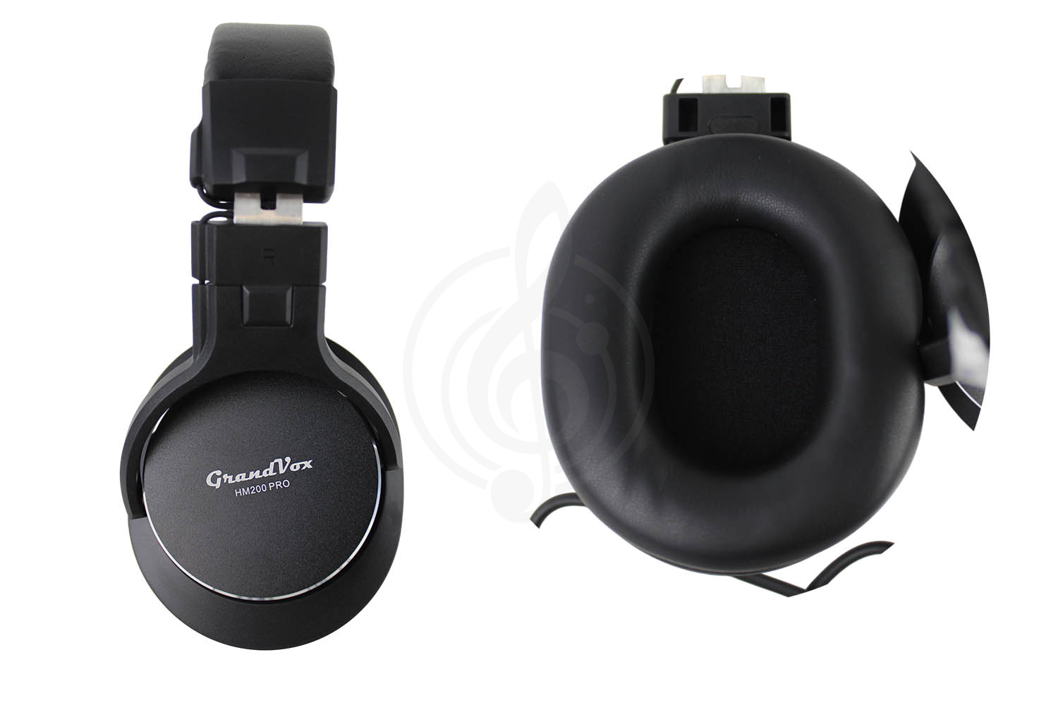 Наушники для стрима GrandVox HM200PRO BK - Наушники (в комплекте чехол) - фото 2