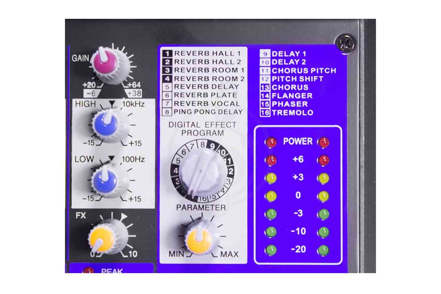 Аналоговый микшер GrandVox MC-04X USB Микшерный пульт аналоговый  - фото 4