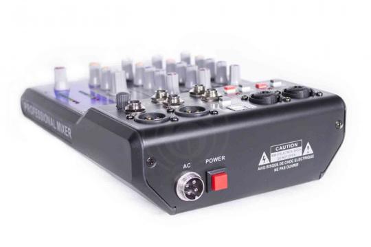 Аналоговый микшер GrandVox MC-04X USB Микшерный пульт аналоговый  - фото 7