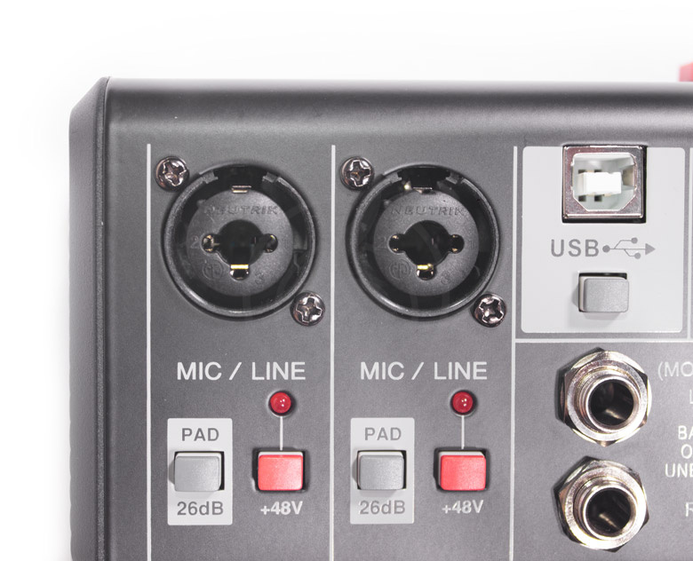 Аналоговый микшер GrandVox MC-08X USB Микшерный пульт аналоговый  - фото 2