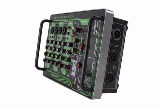 Активный микшер GrandVox MP8X - Активный микшерный пульт с аккумулятором - фото 6