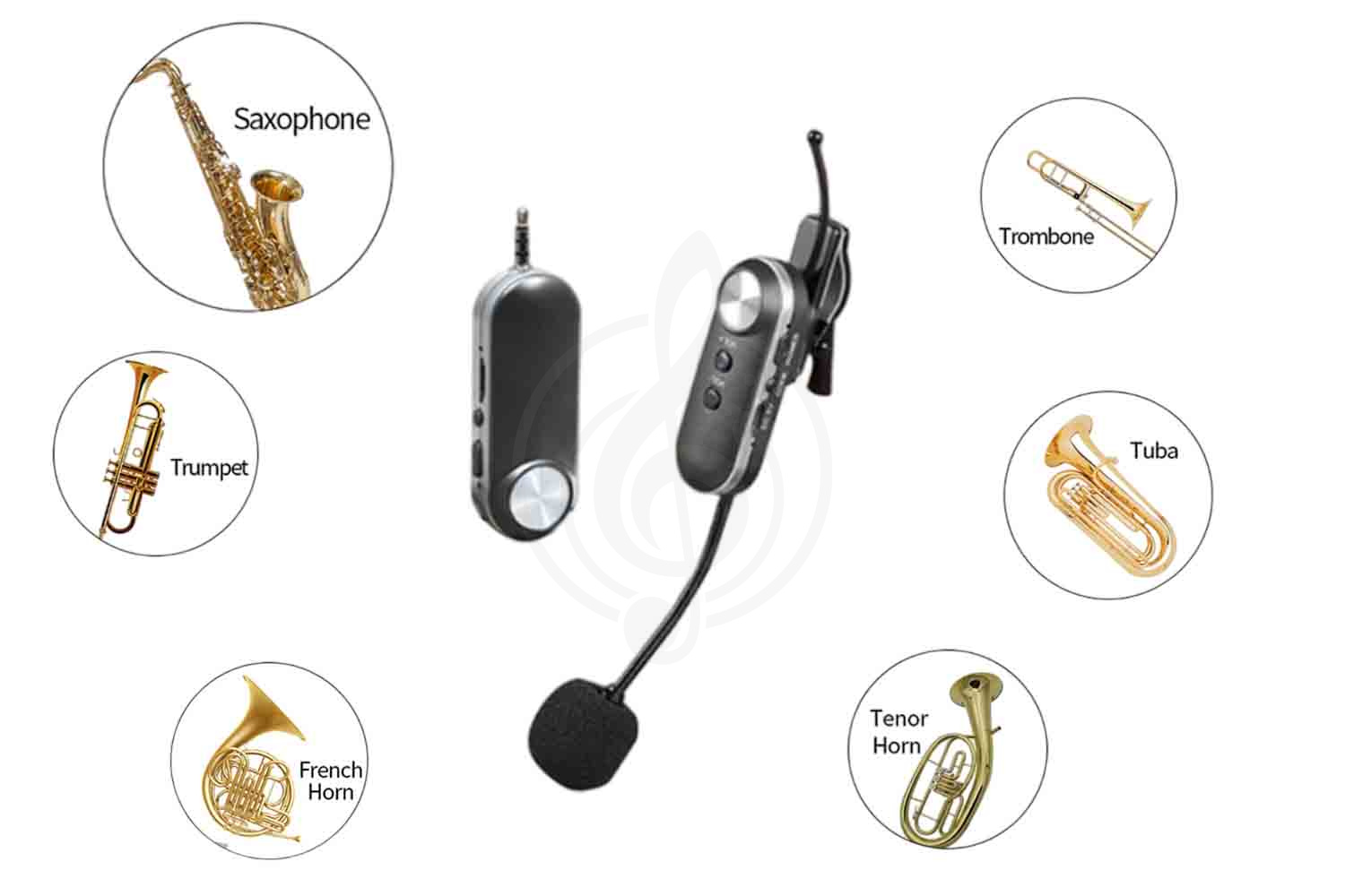Инструментальная радиосистема GrandVox T-6 Saxophone - Инструментальная радиосистема - фото 6