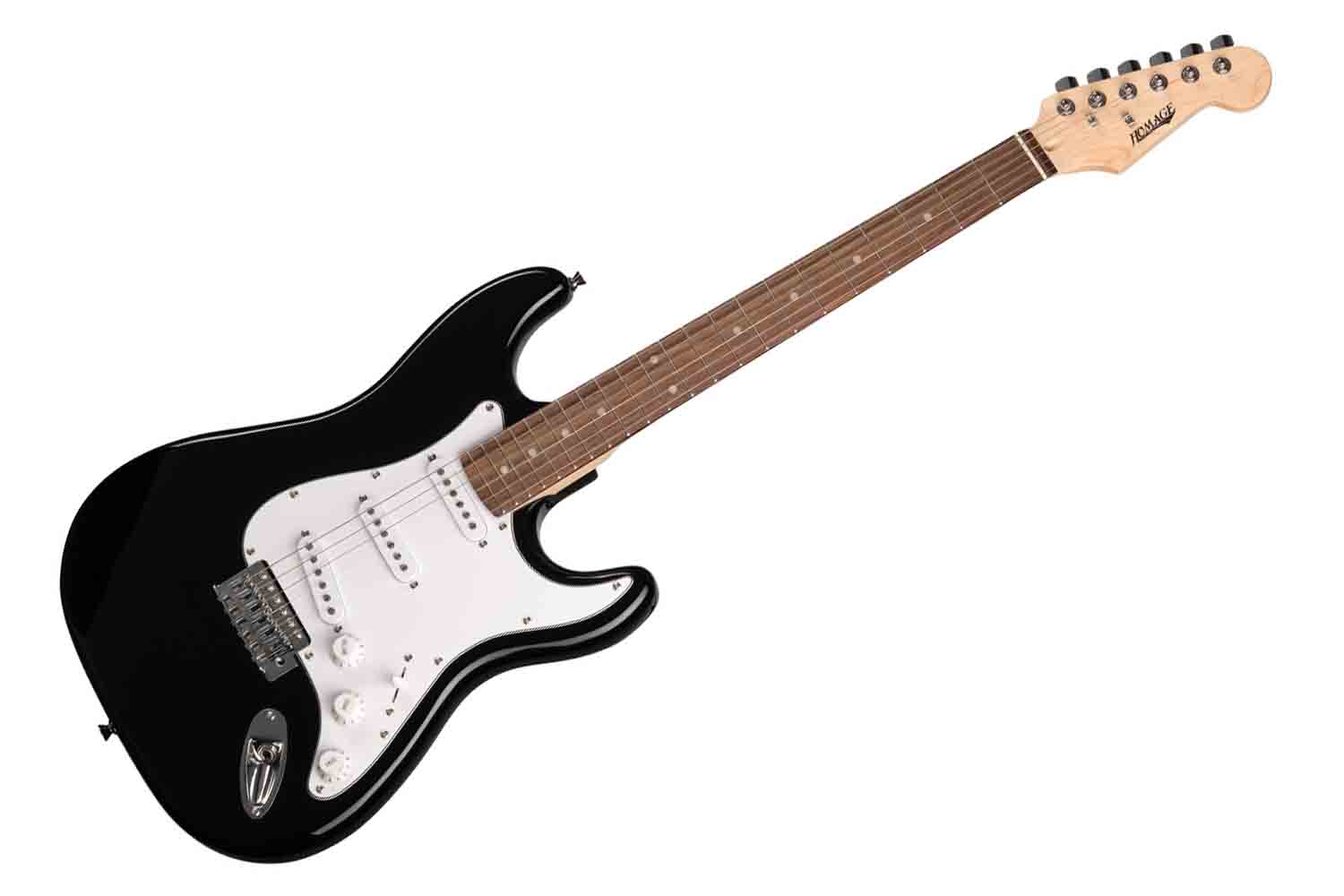Электрогитара Stratocaster HEG310BK Электрогитара, sss, Homage - фото 1