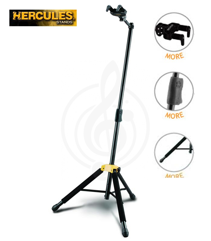 Стойка для гитары Hercules GS415B Стойка для гитары с автозахватом - фото 2