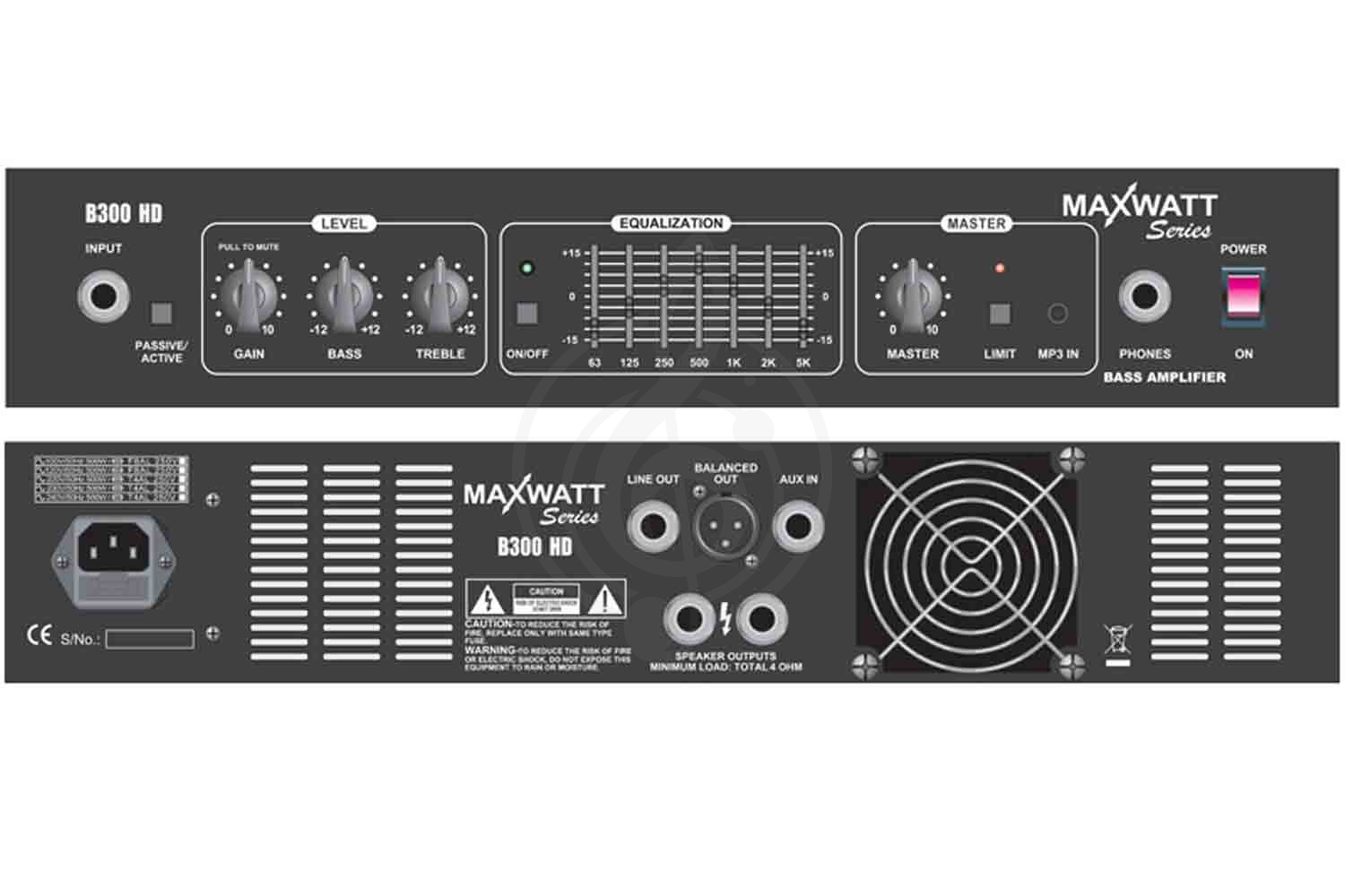 Комбоусилитель для бас-гитары HiWatt B300HD - Усилитель для бас-кабинета - фото 2