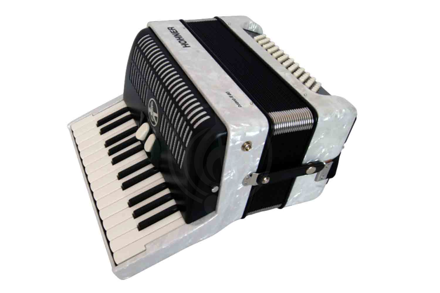 Аккордеон 1/2 Hohner A1695 BRAVO II 60 White Аккордеон - фото 2