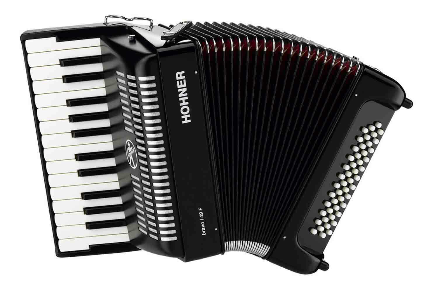 Аккордеон 1/2 Hohner A4046 BRAVO I 49F Аккордеон с выборным аккомпанементом - фото 1