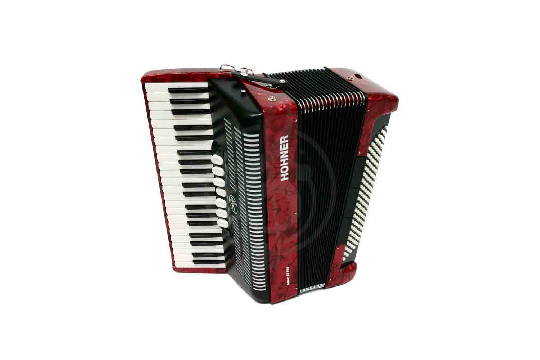 Аккордеон 4/4 Hohner A4083 (A1683)BRAVO III 120 Red Аккордеон - фото 1