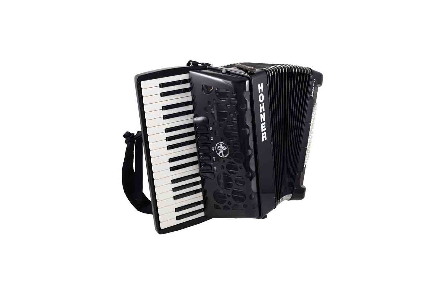 Аккордеон 3/4 Hohner A4362 AMICA III 72 SW/BSTU Аккордеон Hohner - фото 1