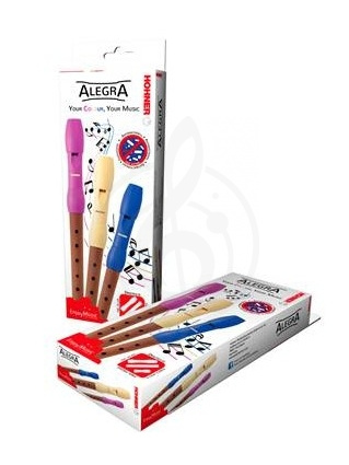 Блокфлейта сопрано Hohner B95850 Alegra Блокфлейта До-сопрано, немецкая система - фото 2