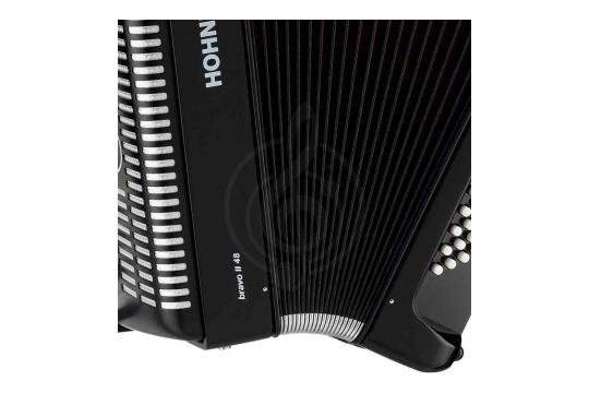 Аккордеон 1/2 Hohner BRAVO II 48 Black Аккордеон 1/2 - фото 4