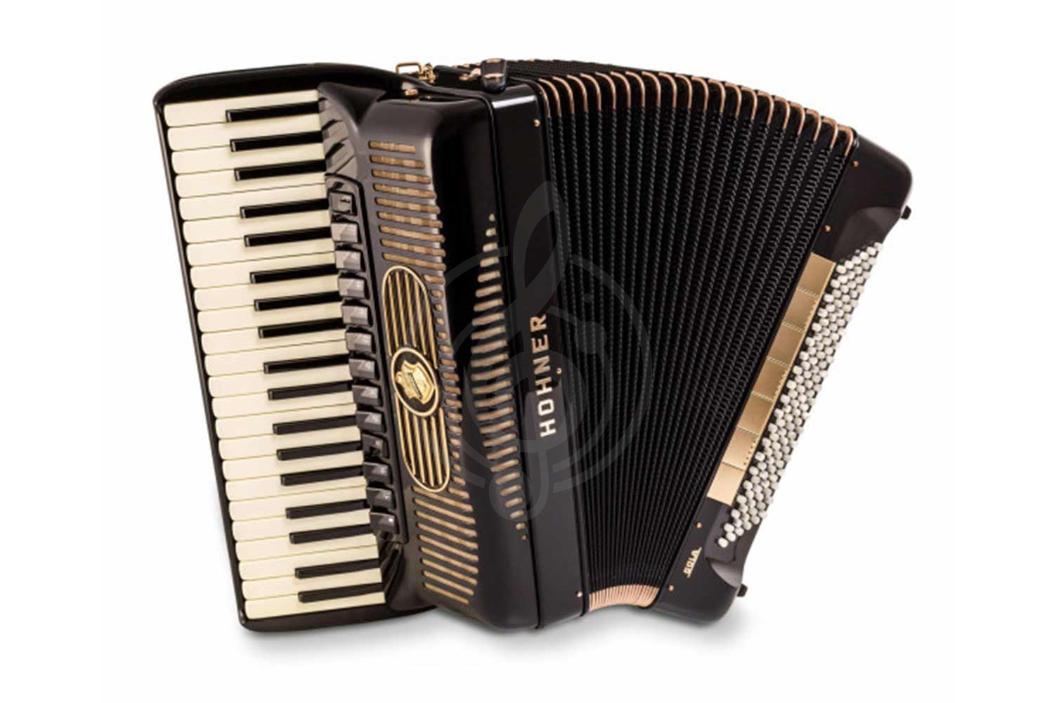 Аккордеон 4/4 HOHNER Gola 414 Black - Аккордеон 4/4 Хонер - фото 1
