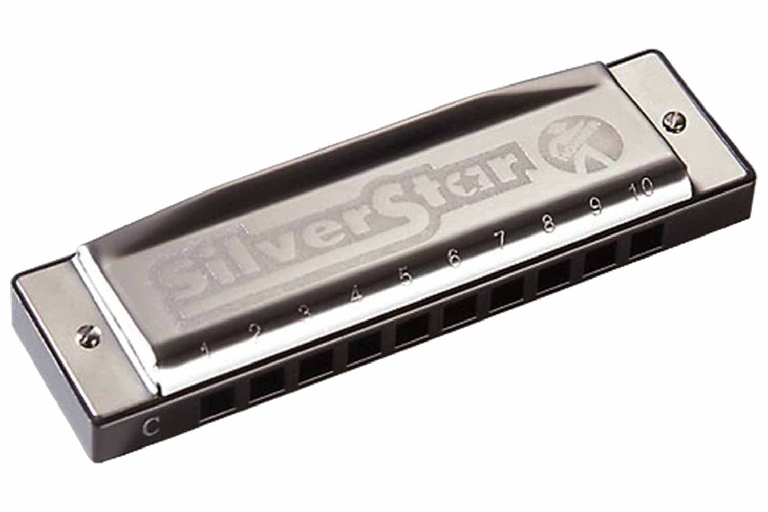 Диатоническая губная гармошка Hohner M50401 Silver Star C-major Губная гармошка - фото 1