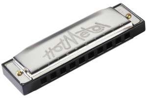 Изображение HOHNER M57206x Hot Metal F-major Губная гармошка (+ курс уроков)