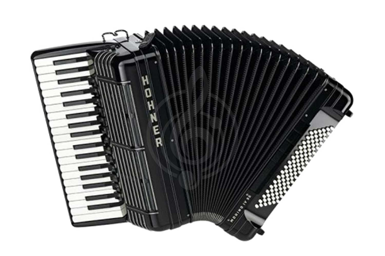 Аккордеон 7/8 HOHNER Morino+ IV 96 Tremolo, black - Аккордеон 7/8 - фото 1
