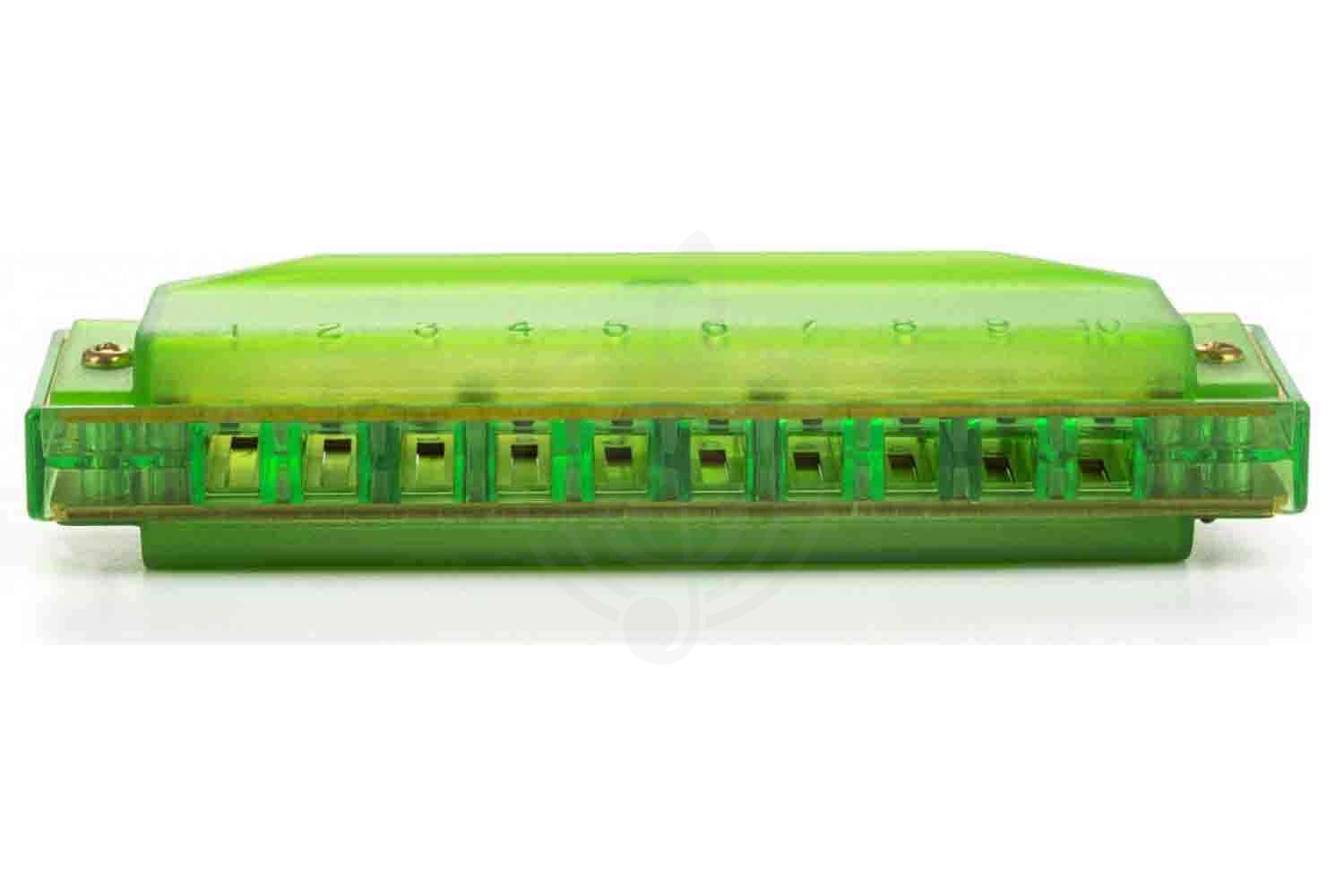 Детская губная гармошка HOHNER Translucent Green M1110G - Детская губная гармошка - фото 4