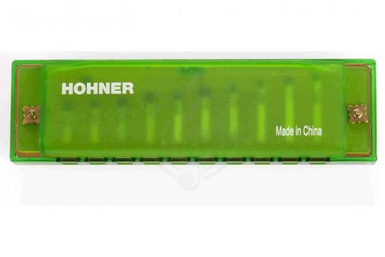 Детская губная гармошка HOHNER Translucent Green M1110G - Детская губная гармошка - фото 3
