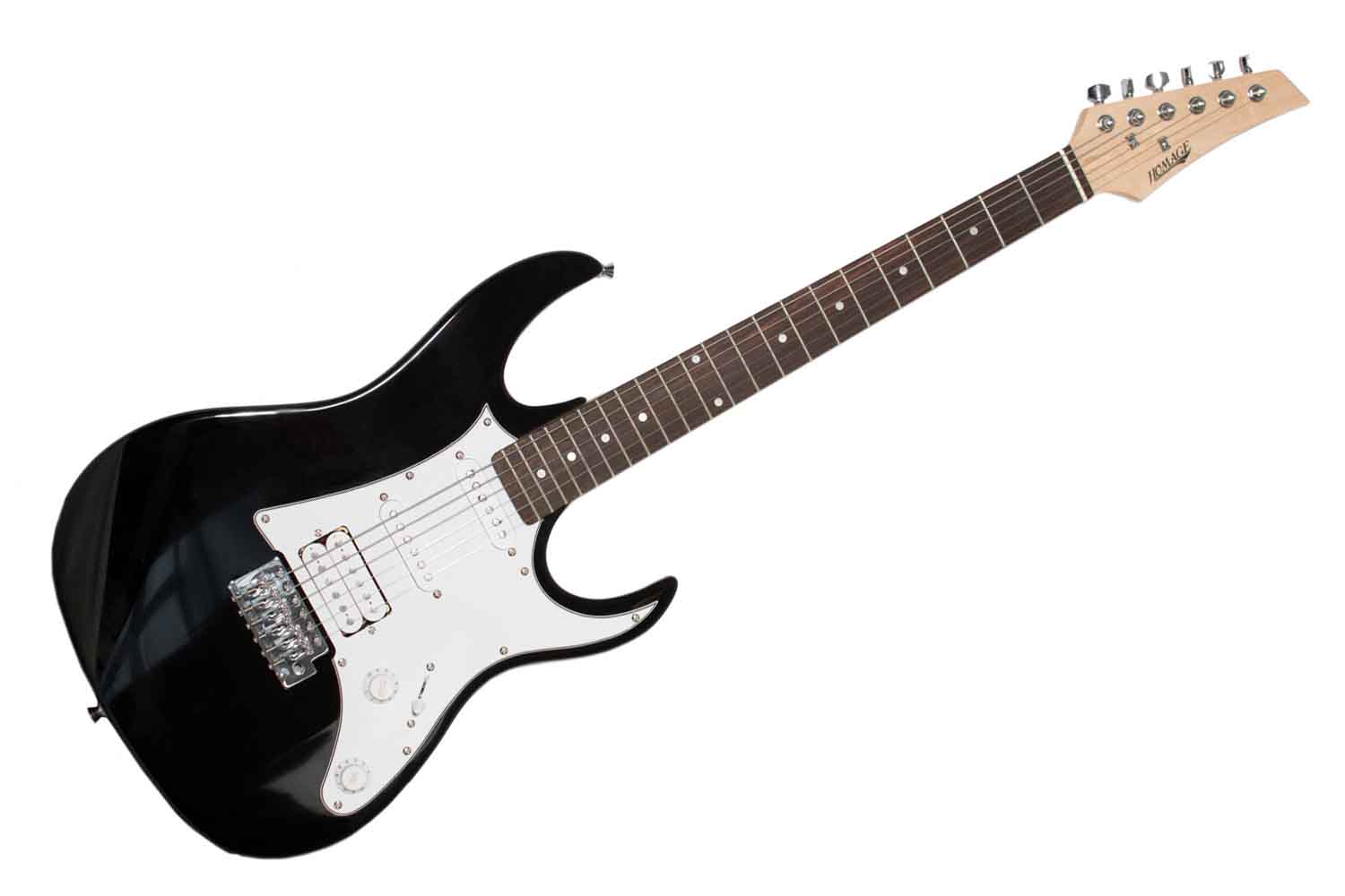 Электрогитара Superstrat Homage HEG340BK - электрогитара  - фото 1
