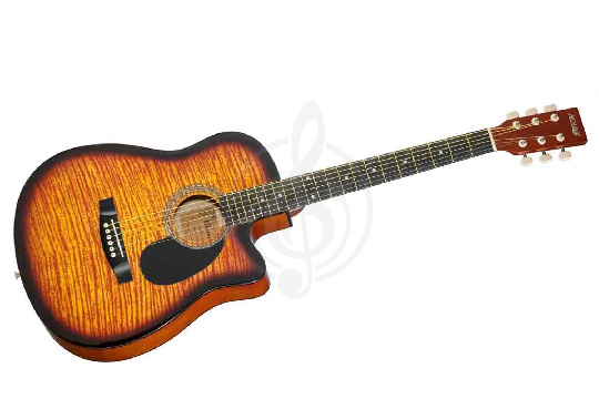 Акустическая гитара HOMAGE LF-3800CT-SB Фольковая 6-струнная гитара 38" с вырезом - фото 1