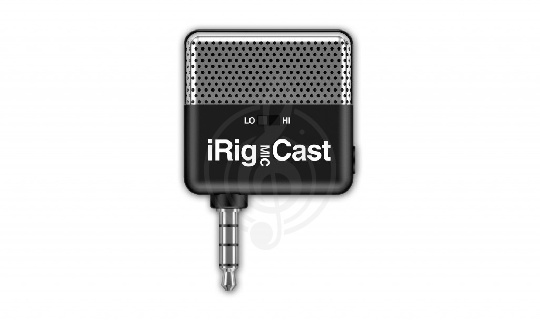 IK Multimedia iRig-Mic-Cast - Микрофон для iOS/Android устройств - фото 1 Микрофон для смартфона IK Multimedia iRig-Mic-Cast - Микрофон для iOS/Android устройств - фото 1