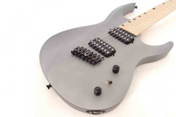 Электрогитара Superstrat Inspector Phoenix-7-multiscale-grey - Электрогитара 7-струнная мультимензурная, серая - фото 7