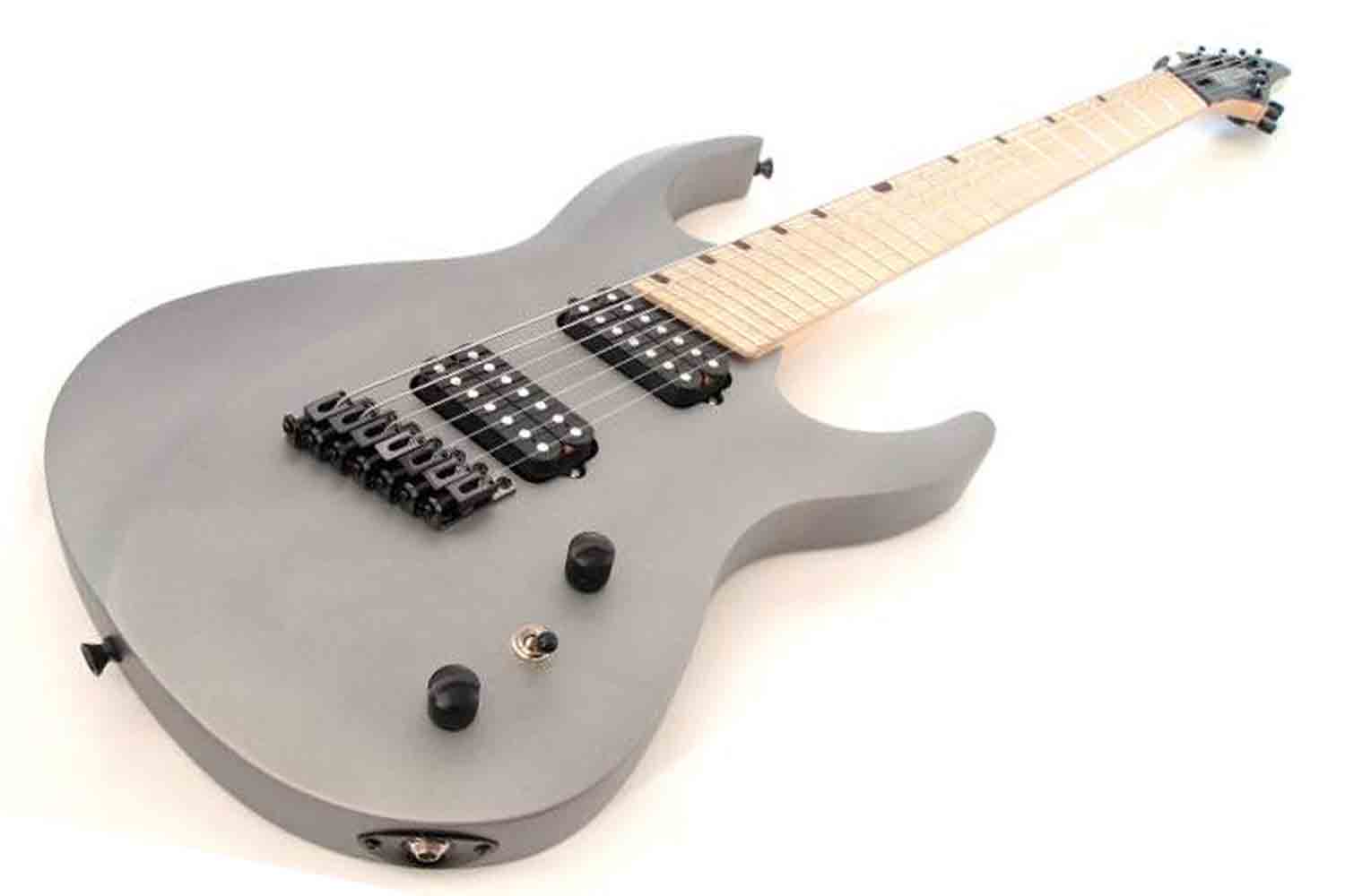 Электрогитара Superstrat Inspector Phoenix-7-multiscale-grey - Электрогитара 7-струнная мультимензурная, серая - фото 1