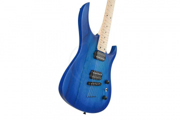 Электрогитара Superstrat Inspector Shturm-6-blue - Электрогитара, синяя - фото 4