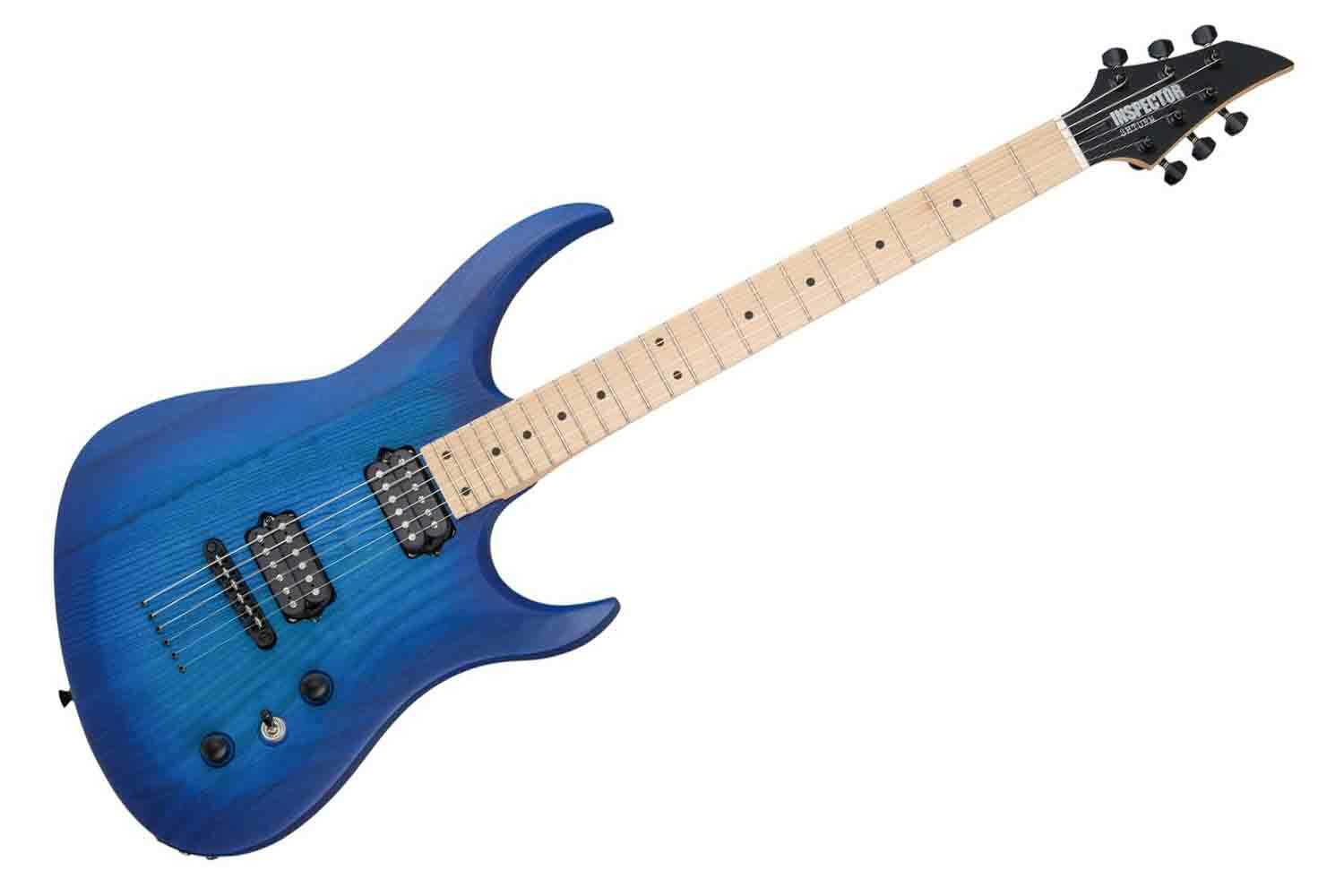 Электрогитара Superstrat Inspector Shturm-6-blue - Электрогитара, синяя - фото 1