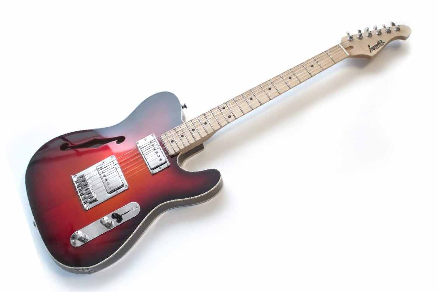 Электрогитара Telecaster Inspector TT-Semi-redburst - Электрогитара - фото 1
