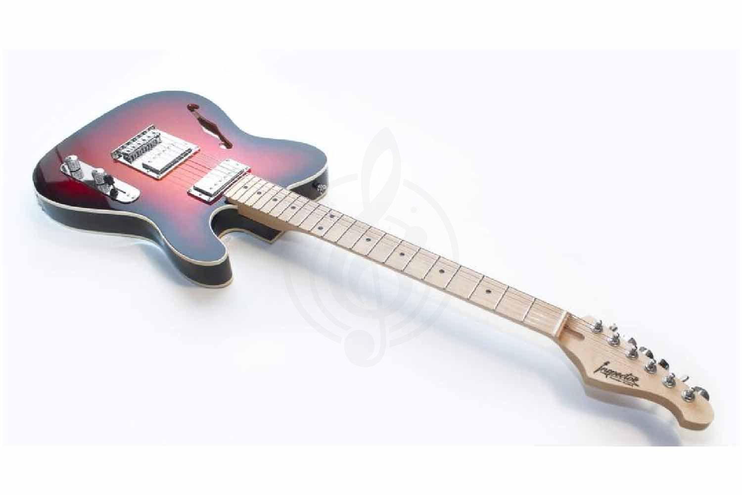 Электрогитара Telecaster Inspector TT-Semi-redburst - Электрогитара - фото 5