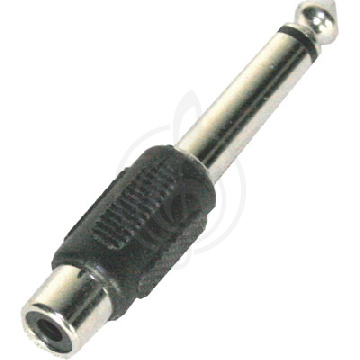Переходник RCA Jack Invotone AD210 - переходник RCA мама - 6.35мм моно Джек папа - фото 1